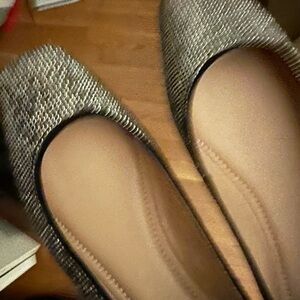 Elegant Silver Women's Flats